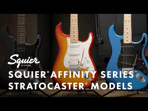 Exploring The Squier Affinity Series Stratocaster Models | Fender