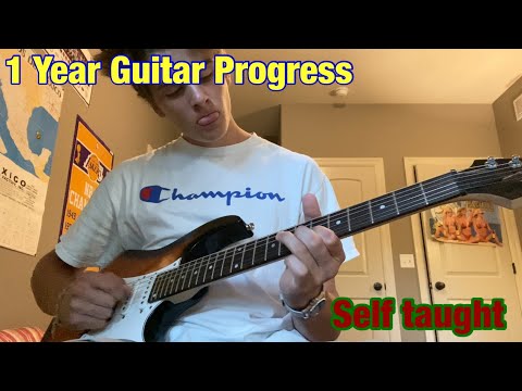 1 year of Guitar Progress (self taught)