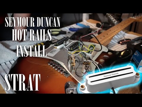 Seymour Duncan Hotrails Strat Install