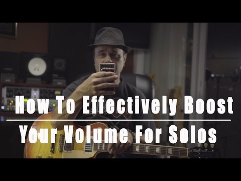 How to Effectively Boost Your Volume for Solos