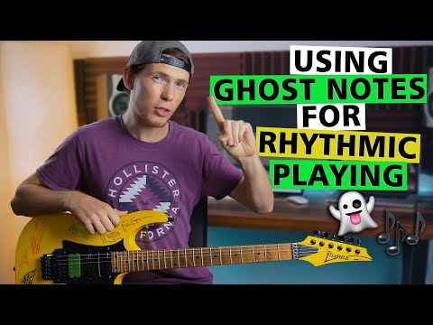 Using GHOST NOTES To Make Your Guitar Playing MORE RHYTHMIC | Rhythm &amp; Lead Fingerstyle Phrasing