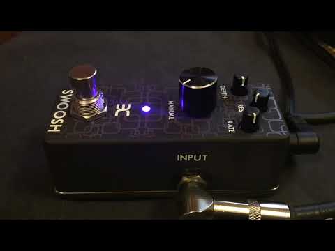 EX Swoosh Flanger Pedal, Great sound and range, cool tonal uniqueness, but with a few minor drawback