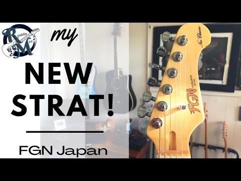 MY NEW STRAT!! // FGN Guitars Japan