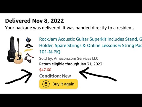 Cheap Amazon Acoustic Guitar (RockJam) Unboxing, Demo and Review