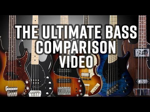 THE ULTIMATE BASS COMPARISON VIDEO