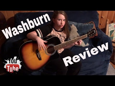 Washburn WA90CE Acoustic Electric Unboxing and Review