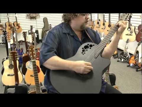 Ovation 1778TX Elite T Cutaway Acoustic Electric Guitar - Black | Jim Laabs Music