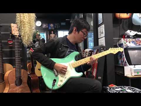 Tokai Guitar AST-95SH Goldstar Sound Japan in Seafoam Green Demo