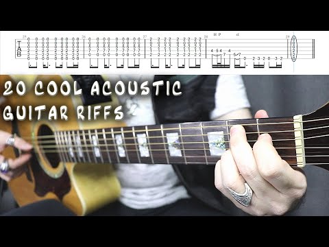 20 Greatest Acoustic Guitar Riffs / Intros | With Tabs