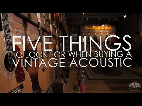 5 Things to Look For When Buying a Used Acoustic Guitar