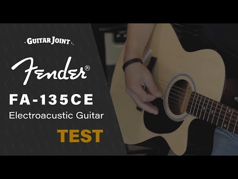 Fender FA-135CE Natural Electroacustic Guitar TEST