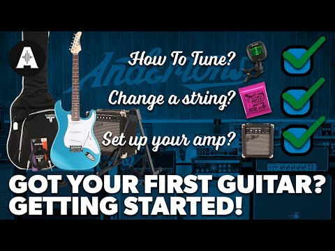 How To Set Up An Electric Guitar Starter Pack