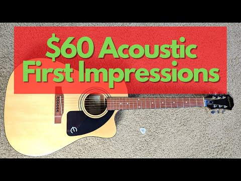 Is it worth it? I bought the CHEAPEST Epiphone acoustic-electric guitar for beginners