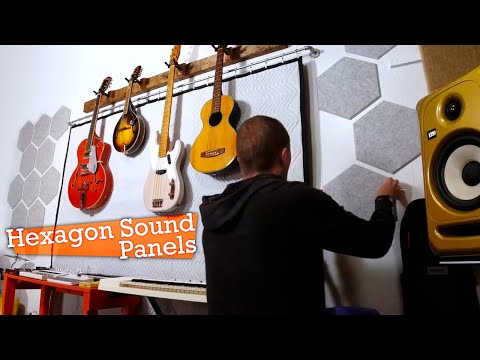 Hexagon Acoustic Panels for the DIY Home Studio!