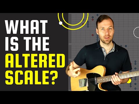 Altered Scales Explained + All 5 altered dominant scale guitar patterns (super locrian)