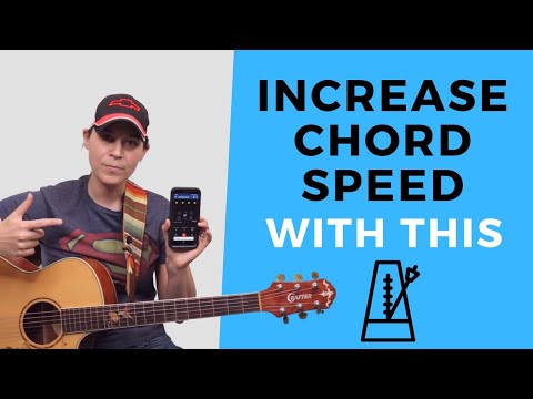 How To Use A Metronome with Guitar &amp; Get FASTER Chord Changes