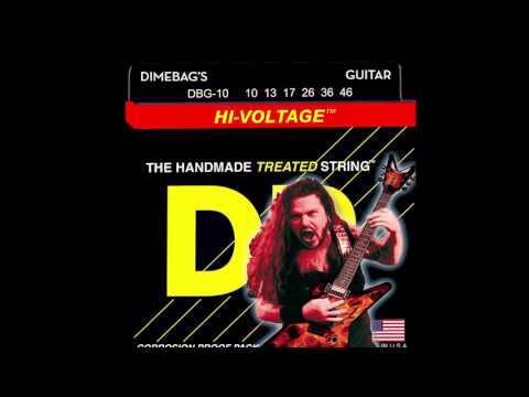 DR Strings - Dimebag Darrell Hi-Voltage Strings Demo
