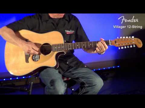 Fender Villager 12 String Acoustic Guitar Review - YandasMusic.com