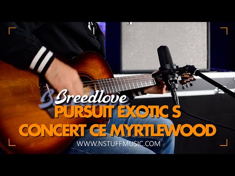 Breedlove Pursuit Exotic S Concert CE Myrtlewood