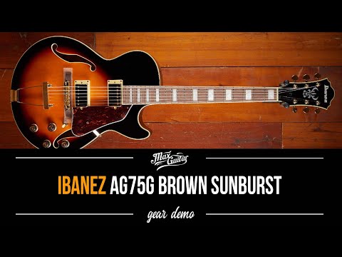 Ibanez AG75G Brown Sunburst - Gear Demo