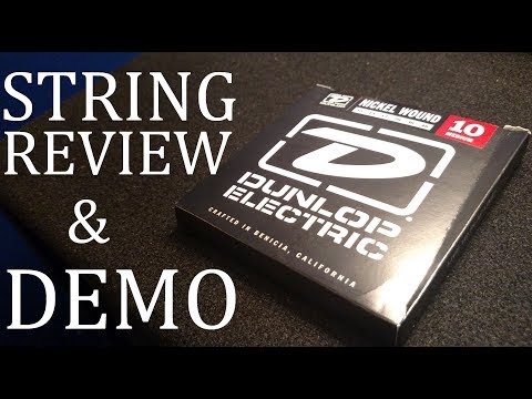 Dunlop Electric Guitar Strings (10-46) Review &amp; Demo