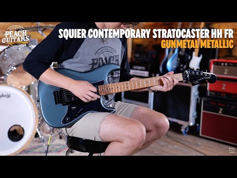 No Talking...Just Tones | Squier Contemporary Stratocaster HH FR | Roasted Maple - Gunmetal Metallic