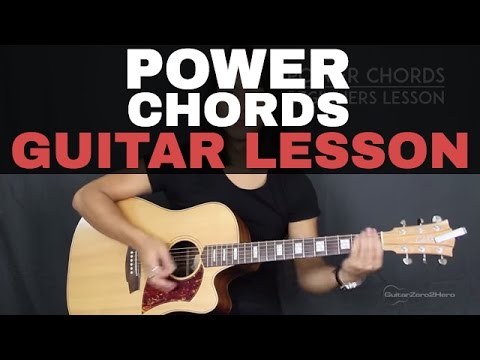 How To Play Guitar Power Chords - Beginner&#039;s Guitar Lesson
