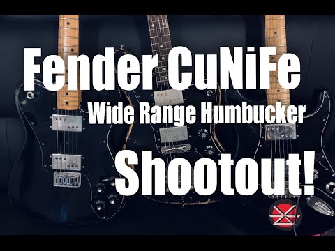 Fender CuNiFe Wide Range Humbucker Shootout!