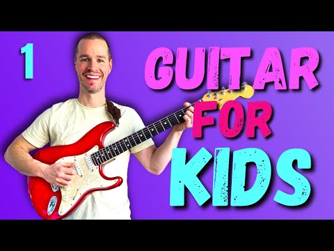 Guitar Lesson For Kids - Part 1 - Absolute Beginner Series #guitar #kids