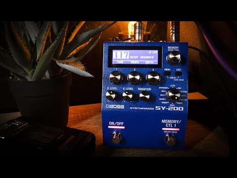 Boss SY-200 Guitar Synthesizer Pedal Demo