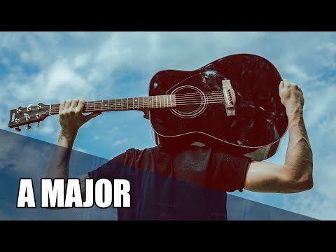 Upbeat Guitar Backing Track In A Major | Time