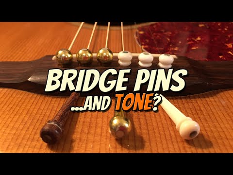 Do Acoustic Bridge Pins REALLY Change TONE?