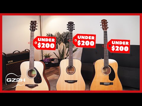 Best Acoustic Guitars Under $200 - Great Guitars For Beginners (2020)