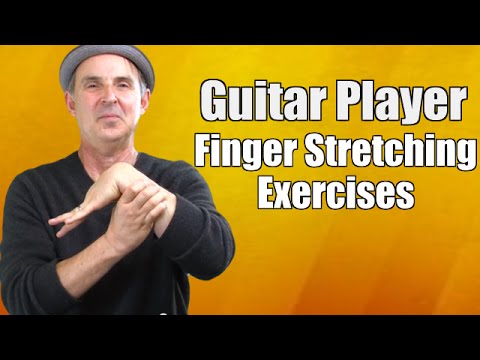 Guitar Player Finger Stretching Exercises To Stretch And Strengthen Fingers and Wrist