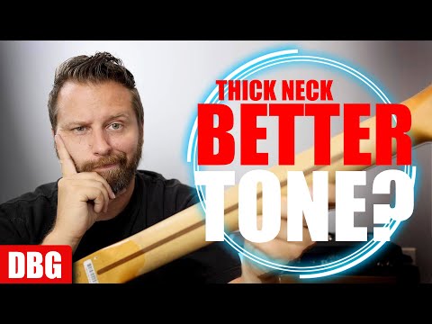 Can a Guitar Neck Change Your Tone?? - Thick vs Thin Guitar Neck!