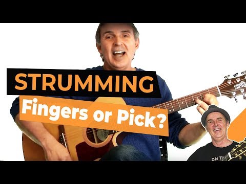 Should I Strum With My Fingers Or A Pick? Basic Guitar Lessons For Beginners