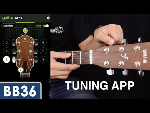 How To Tune Guitar Using App - GuitarTuna