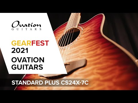 Sweetwater Gearfest 2021 - Ovation Guitars (Standard Plus CS24X-7C)