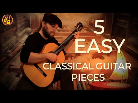 5 easy classical guitar pieces by famous composers