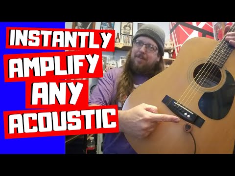 Dean Markley Acoustic Transducer Pickup Demo