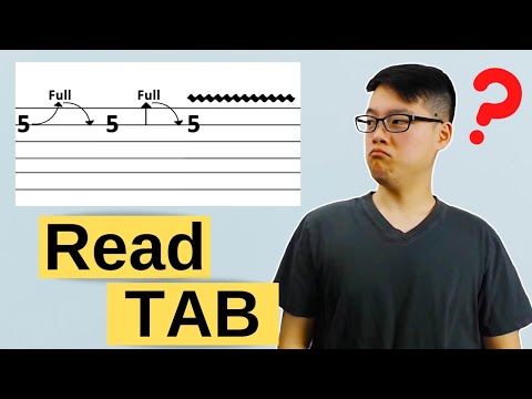 How to Read Tabs - Advanced Technique Symbols (Part 1)
