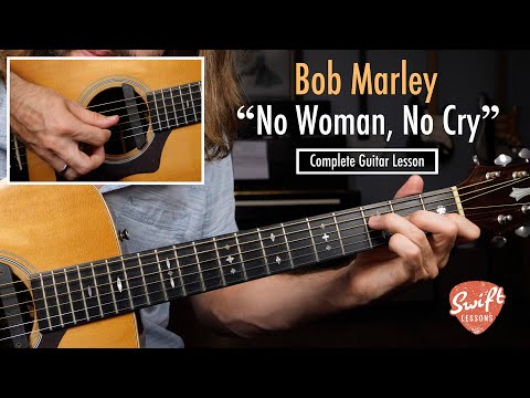 Bob Marley &quot;No woman, No Cry&quot; Easy Beginner Guitar Lesson