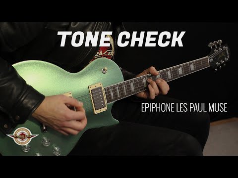 TONE CHECK: Epiphone Les Paul Muse Electric Guitar Demo | No Talking