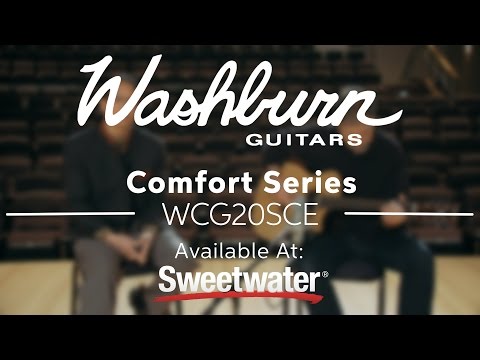 Washburn Comfort Series WCG20SCE Acoustic-electric Guitar Demo by Sweetwater