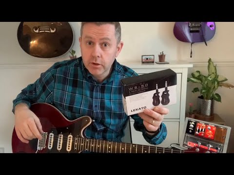 Easy Wireless Guitar System - Lekato WS-50 5.8GHz Review and Testing Range
