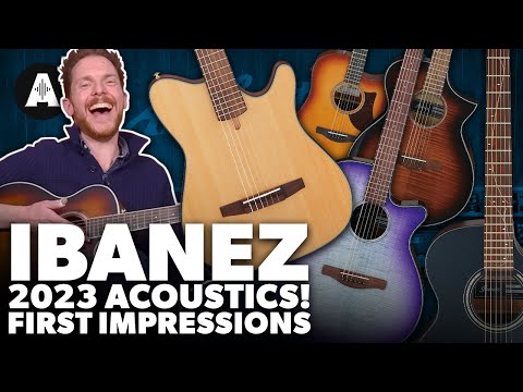 First Look at the New Ibanez 2023 Acoustics!