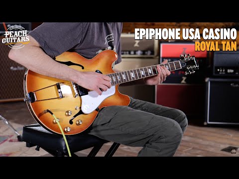 No Talking...Just Tones | Epiphone USA Casino Royal Tan