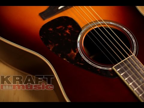 Yamaha LL16 ARE Handcrafted Acoustic Guitar Demo