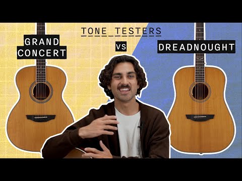 DREADNOUGHT vs. GRAND CONCERT | How Do Guitar Body Shapes Affect Sound? | Tone Testers
