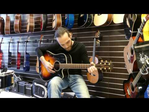 Takamine GD51CE-BSB Acoustic guitar Demo